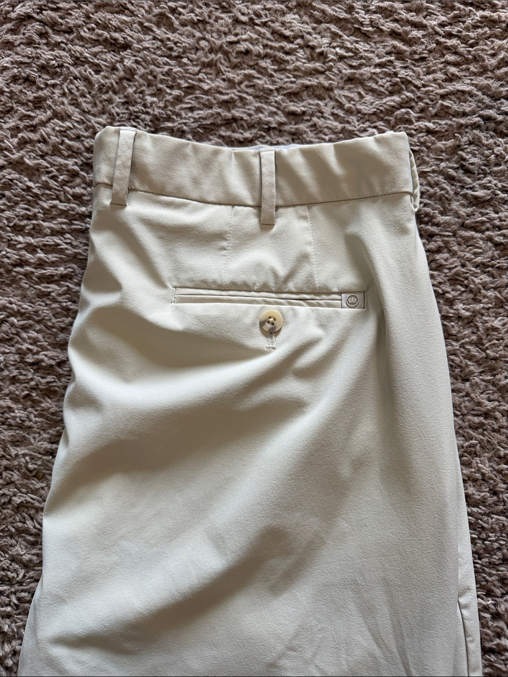 Peter Millar Crown Crafted Cream Pants